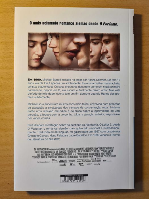 Livro "O Leitor" de Bernhard Schlink