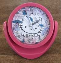 Stary zegar z lustrem Hello Kitty retro dla dziewczynki zabawka