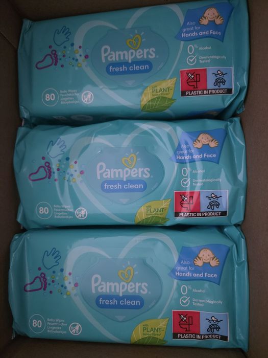 Chusteczki nawilżane pampers