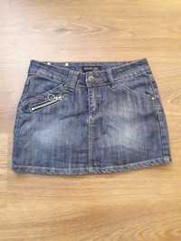 Spódnica spódniczka jeans mini xs 34