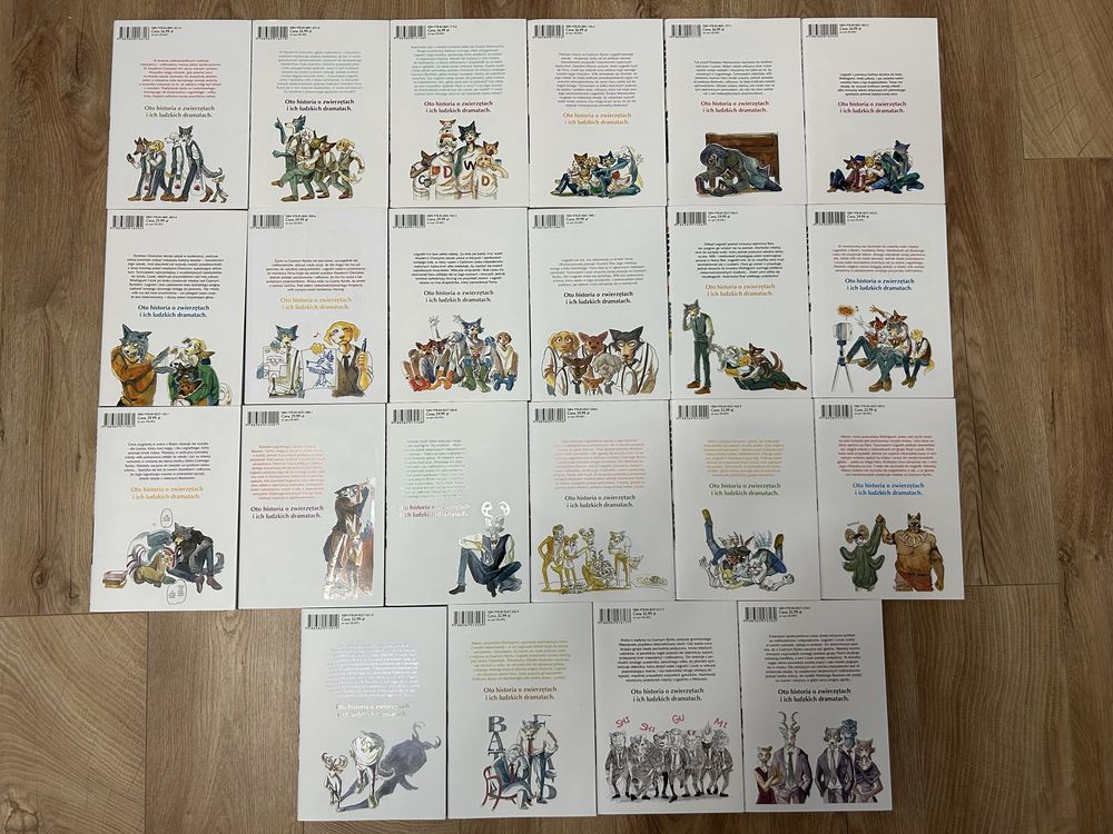 Mangi manga Beastars 1-22 komplet