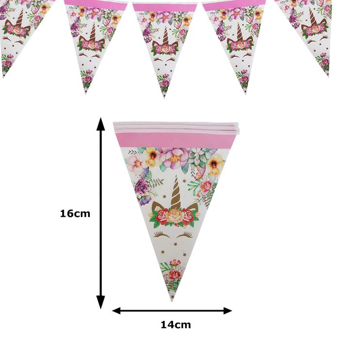 ZESTAW naczyń JEDNOROŻEC 2 Urodziny Kubki Talerze Serwety Słomki 81szt