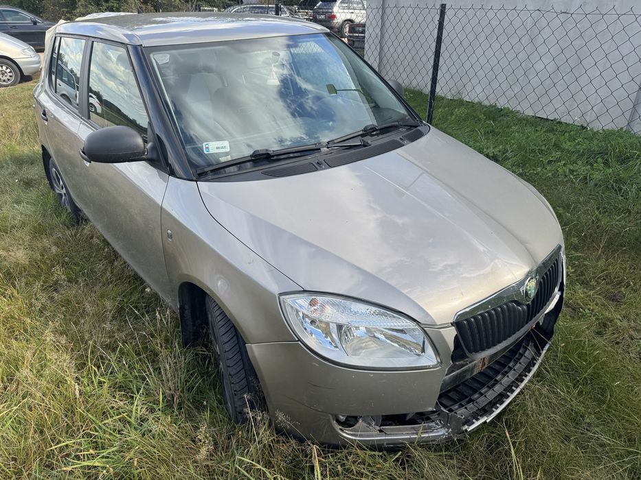 Skoda Fabia 1.4 mpi 2008 r 138 tys przebiegu Uszkodzona Klima Alu