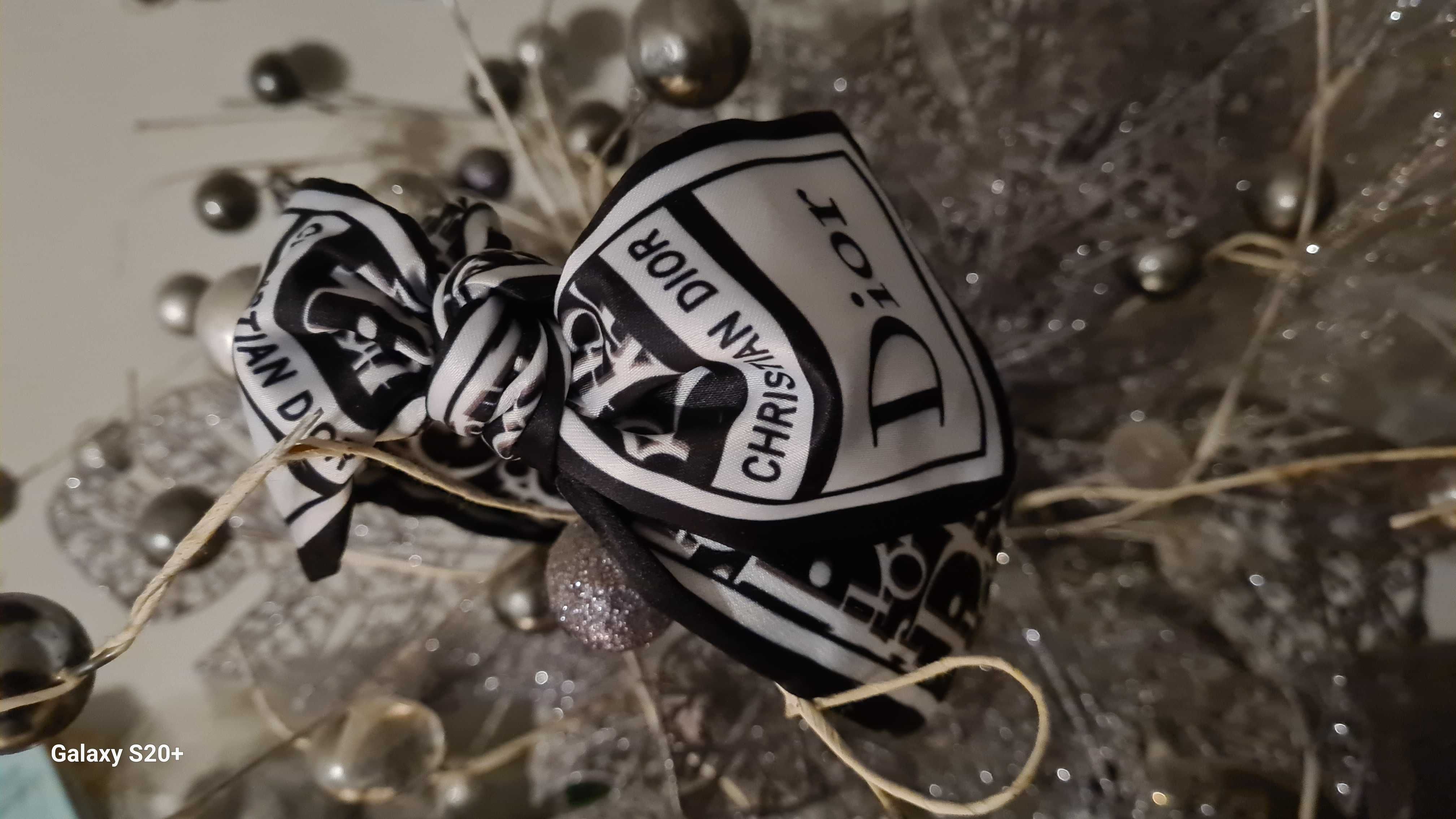 Opaska na włosy w monogram CD nowa