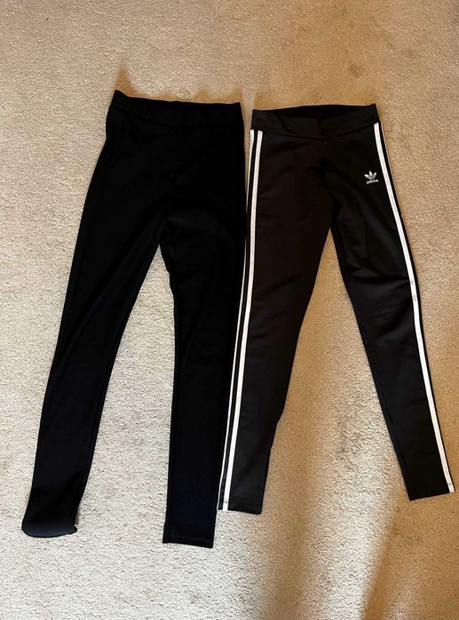 Legginsy Adidas Originals + H&M Divided Basic – rozmiar S (36)