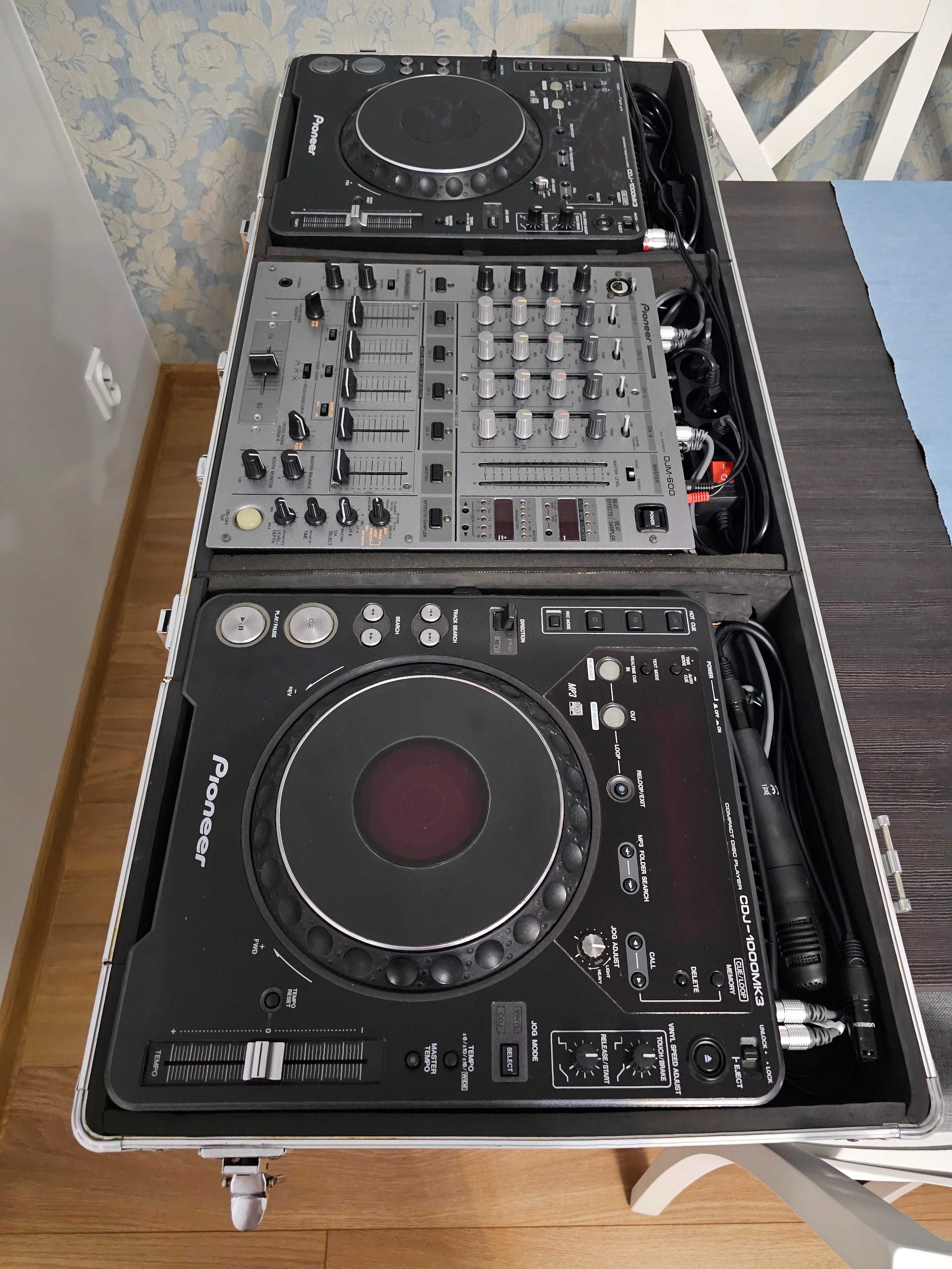 Pioneer DJM 600 + CDJ 1000 MK3 x2! DJ zestaw!