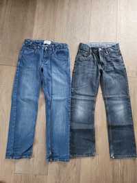 2 pary spodni jeansowych TCM 146-152 i C&A 146