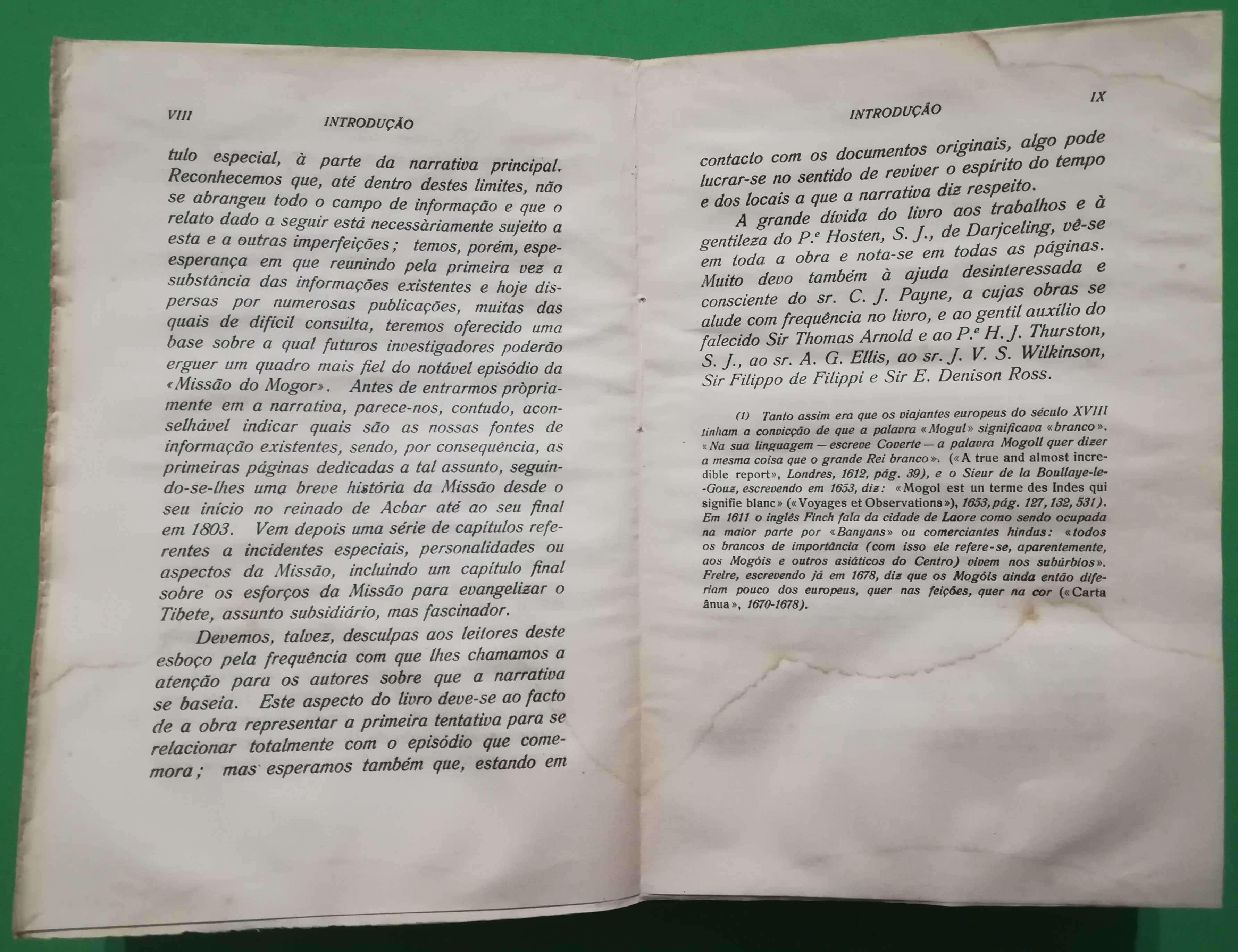 Os Jesuítas e o Grão Mogol, edição de 1946