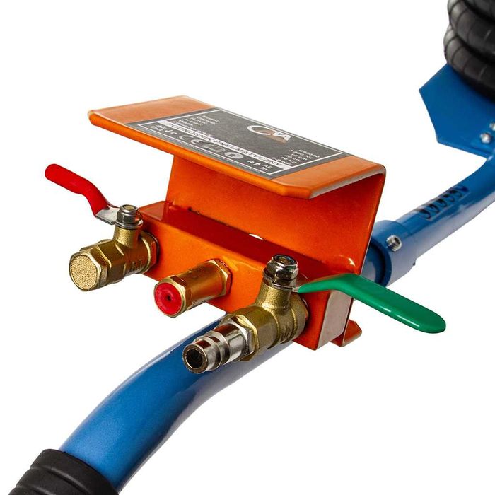 Warsztatowy podnośnik pneumatyczny 3,5T  typu bałwanek