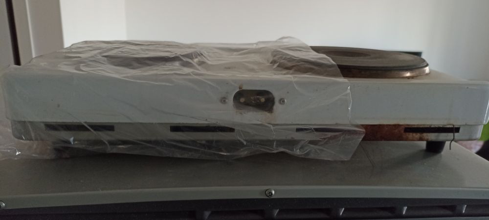 Placa elétrica com 2 bicos