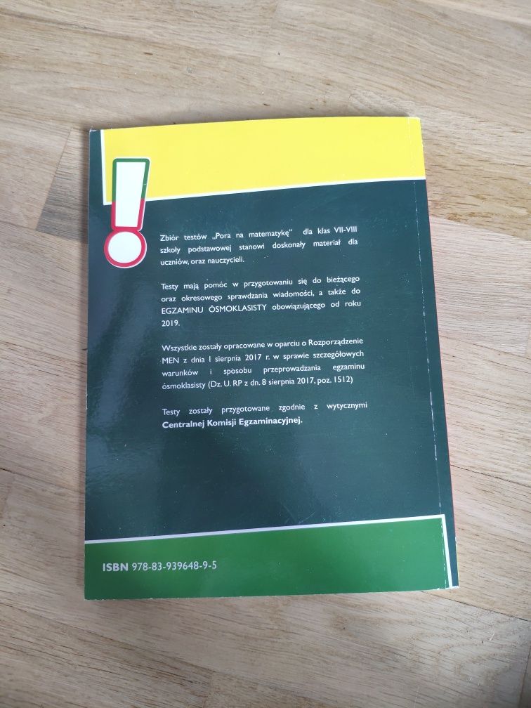 Książka Pora na matematykę