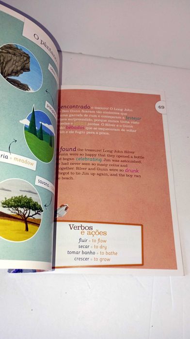A Ilha do tesouro - O Tempo e o Clima - Dicionário Visual Bilingue