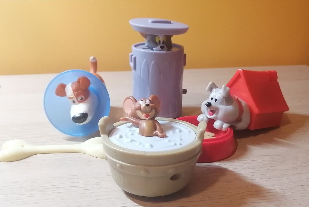 Komplet ruchomych figurek Tom & Jerry McDonald's