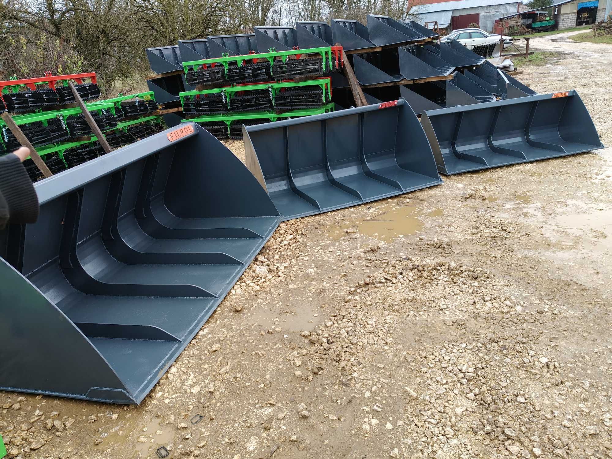 Łycha 2,4mdo tura Łyżka Euro ramka 240cm Ładowarki Manitou Jcb -różne