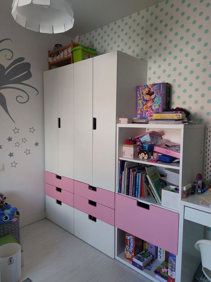Zestaw mebli meble IKEA biurko łóżko 160x80 Pahl Platsa