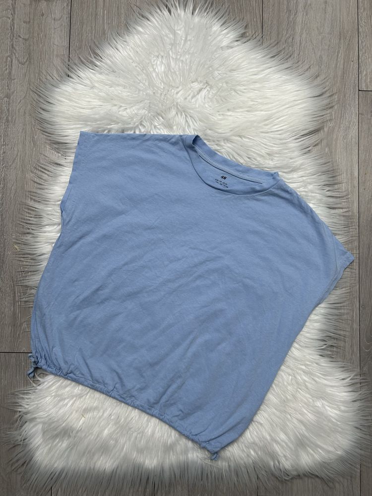 Bluzka błękitna dla dziewczynki H&M r.170