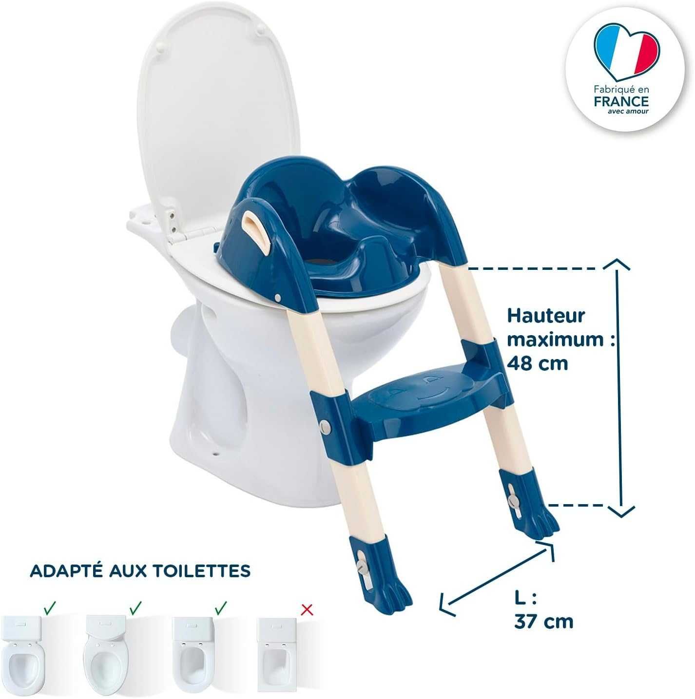 THERMOBABY kiddyloo niebieski ocean niebieski reduktor toaletowy NOWE