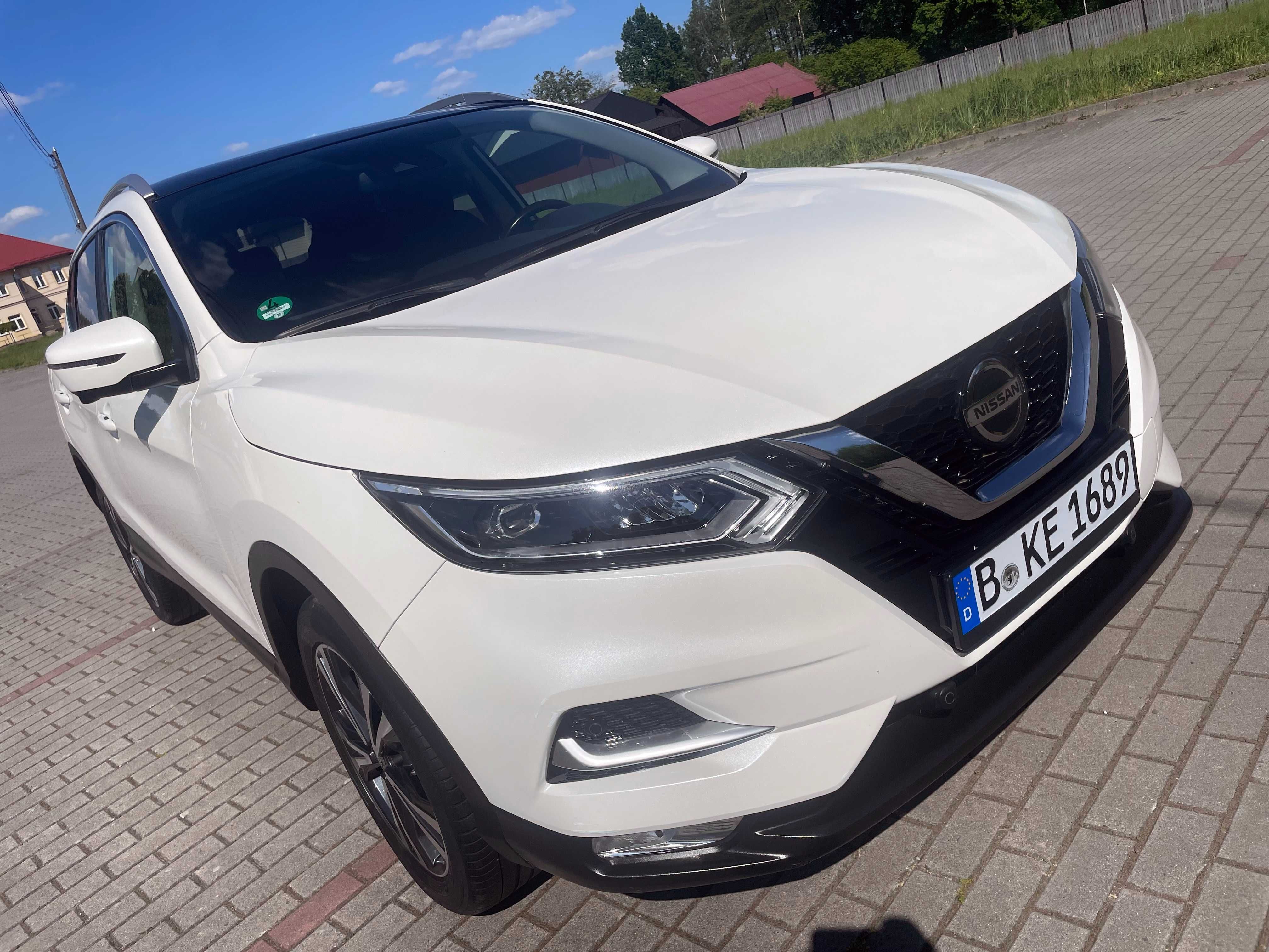 Nissan Quashai 1.2 Tce_ 79 000 KM_KAMERA 360_Dach Szkło_BIAŁA PERŁA#