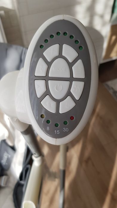 Крісло-гойдалка для годування 2 в 1 Lionelo Niles Grey