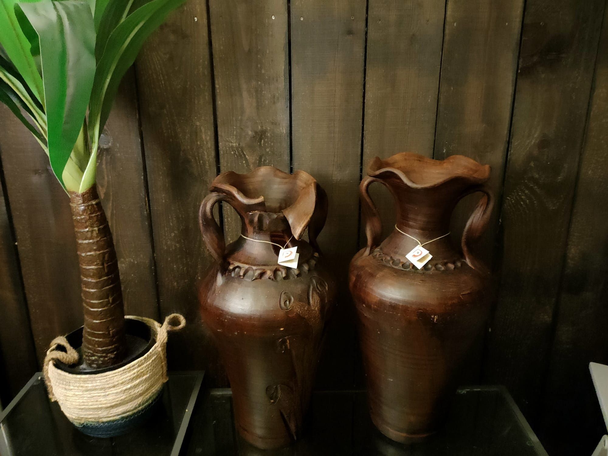 Lote Vasos Grandes. Barro Barroco. Jarrões/Jarros