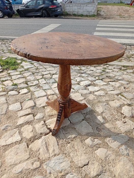 Mesa de apoio rústica