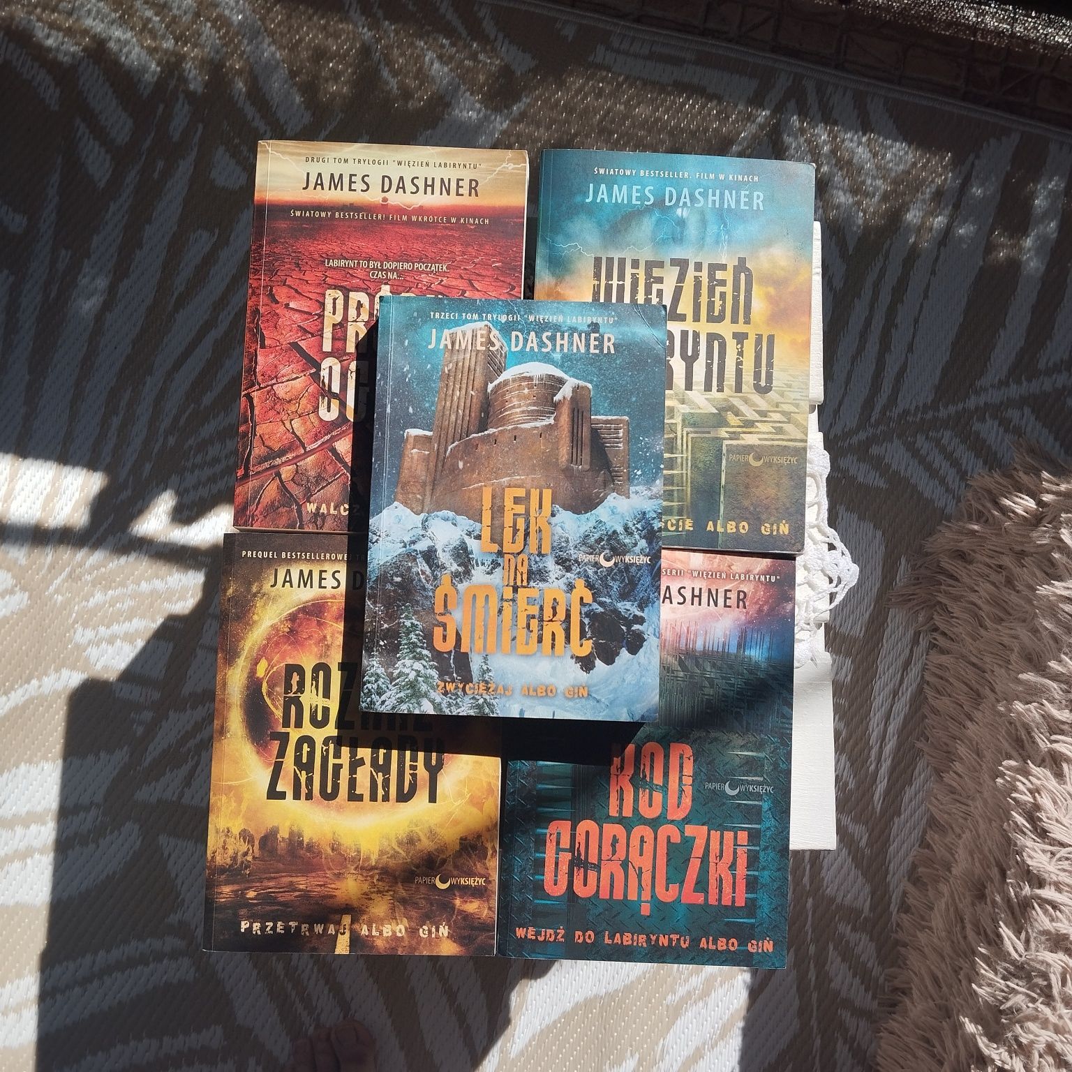 Więzień Labiryntu James Dashner Komplet