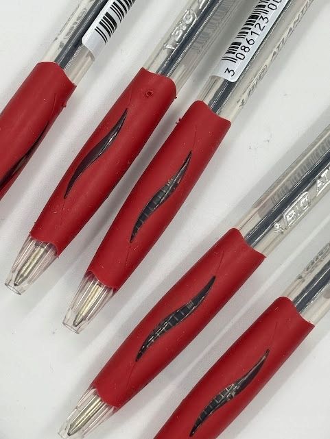 outlet długopis atlantis classic czerwony 10 sztuk bic