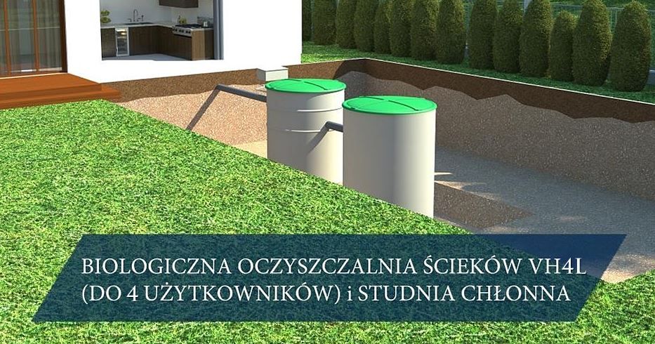 Przydomowa biologiczna oczyszczalnia ścieków VH6 Premium