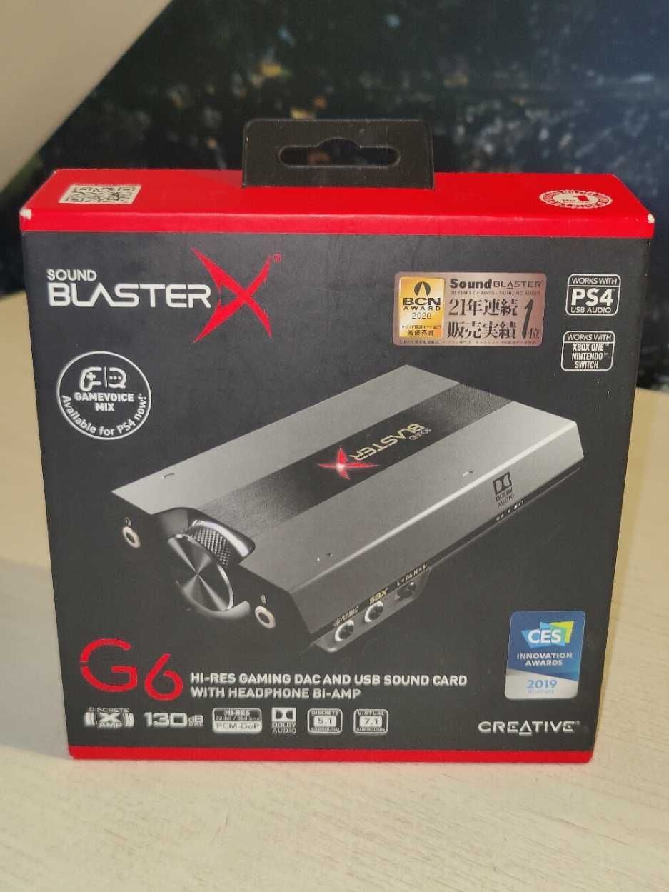 Karta dźwiękowa Creative Sound Blaster X G6