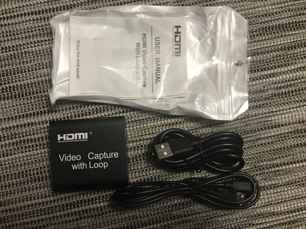 Placa de Captura Vídeo com Loop (Novo)