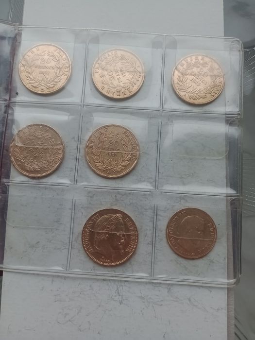 Moneta--10 Franków--1858-Francja.