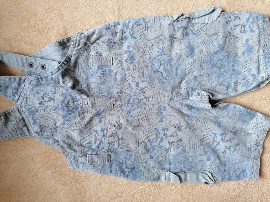 Ogrodniczki chłopięce 6-mcy