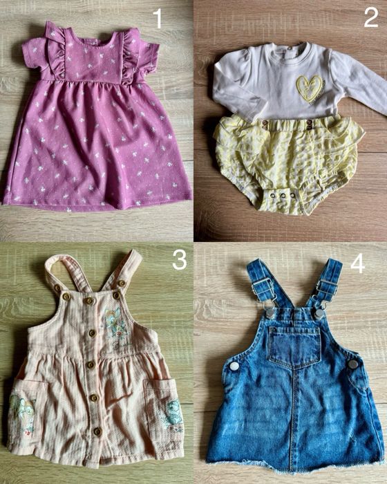 Сукня плаття сарафан для дівчинки 3-6, 6-9 місяців Next zara primark