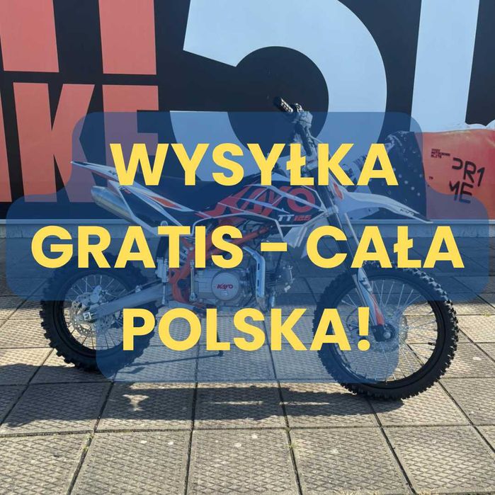 Nowy Cross Pit Bike Kayo TT125 - Wysyłka GRATIS cała Polska!