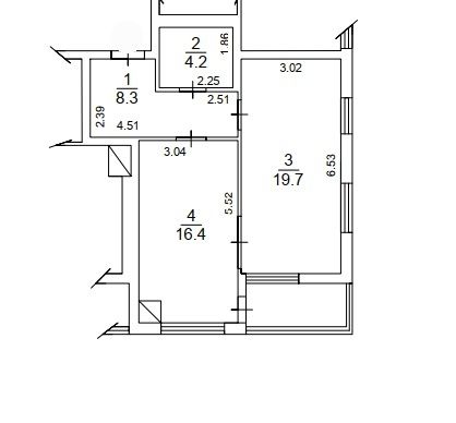 Продаж видової квартири 52,8м², Обухівський ключ