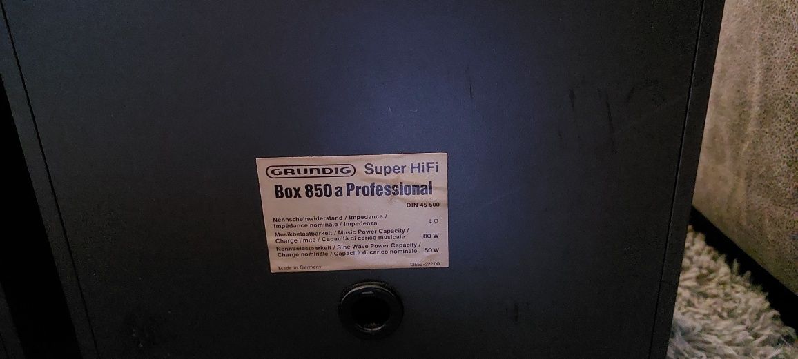 Colunas Grundig Box 850A