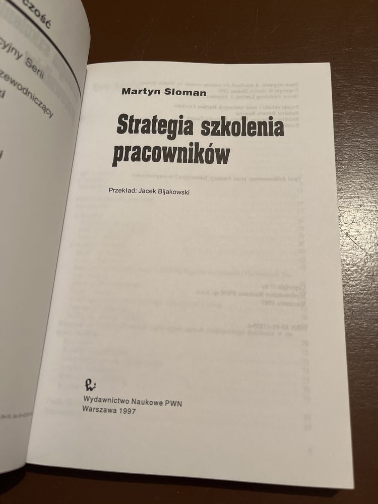 Strategia szkolenia pracowników, Martyn Sloman