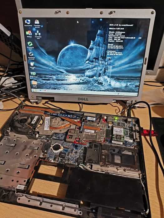 Dell Inspiron 6400 разбираю
