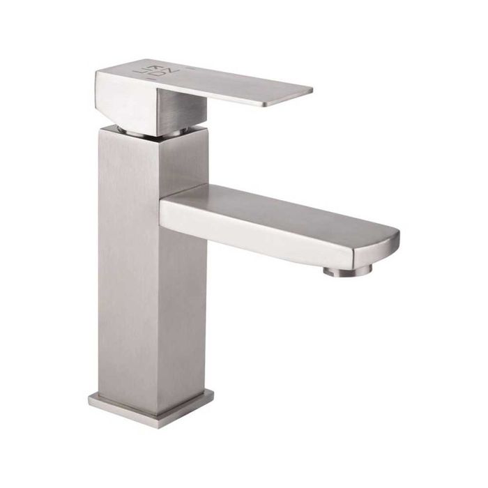 Смеситель змішувач для раковини Kubis з нержівійки