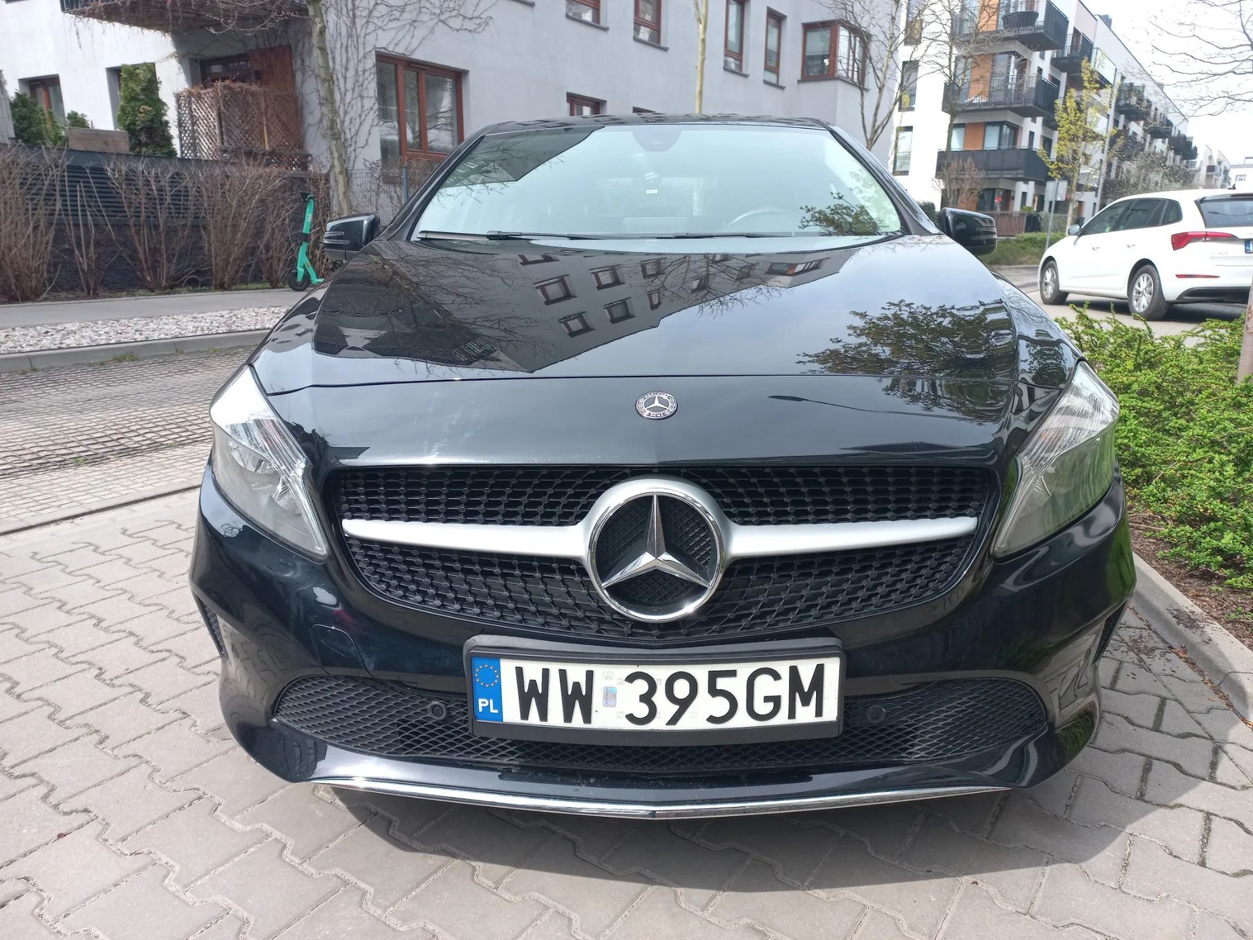Mercedes-Benz Klasa A W176 122 KM 123 tys. km, 2 właściciel, oświetlenie ambiente