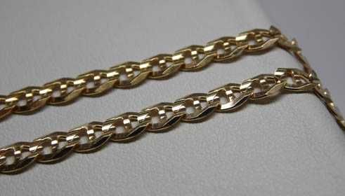 Złoty łańcuszek wzór Gucci 55 cm. 3,5 mm.