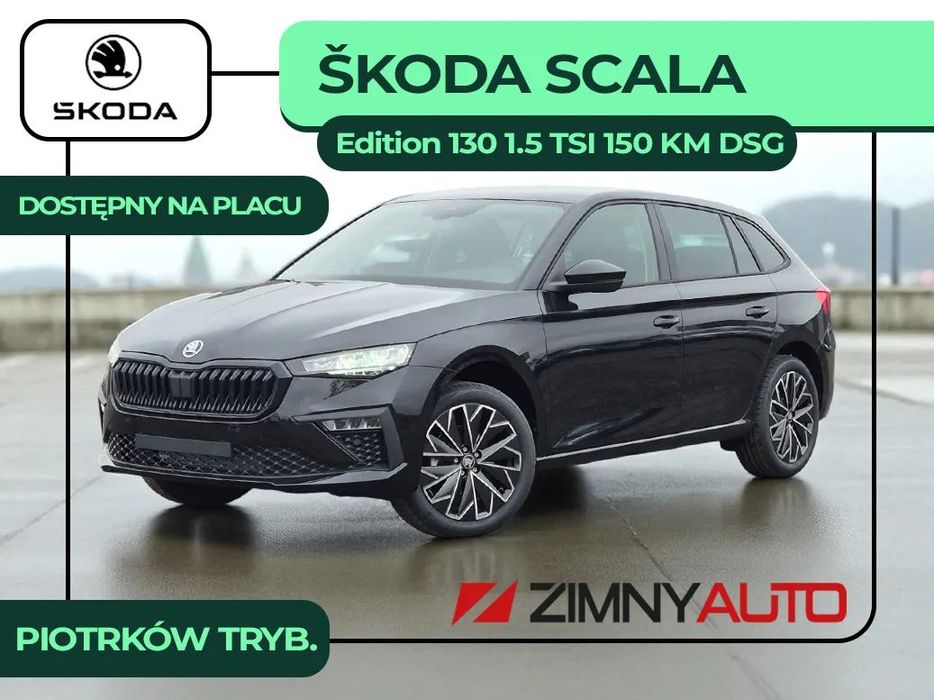 Skoda Scala Edition 130 / Pakiet Light&View / Pakiet Black