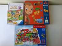 Дитячі великі пазли Djeco, Ravensburger, Castorland