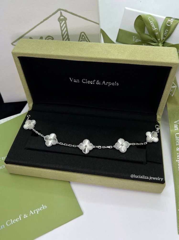 Золотой Браслет в стиле VanCleef Vintage Alhambra 1:1