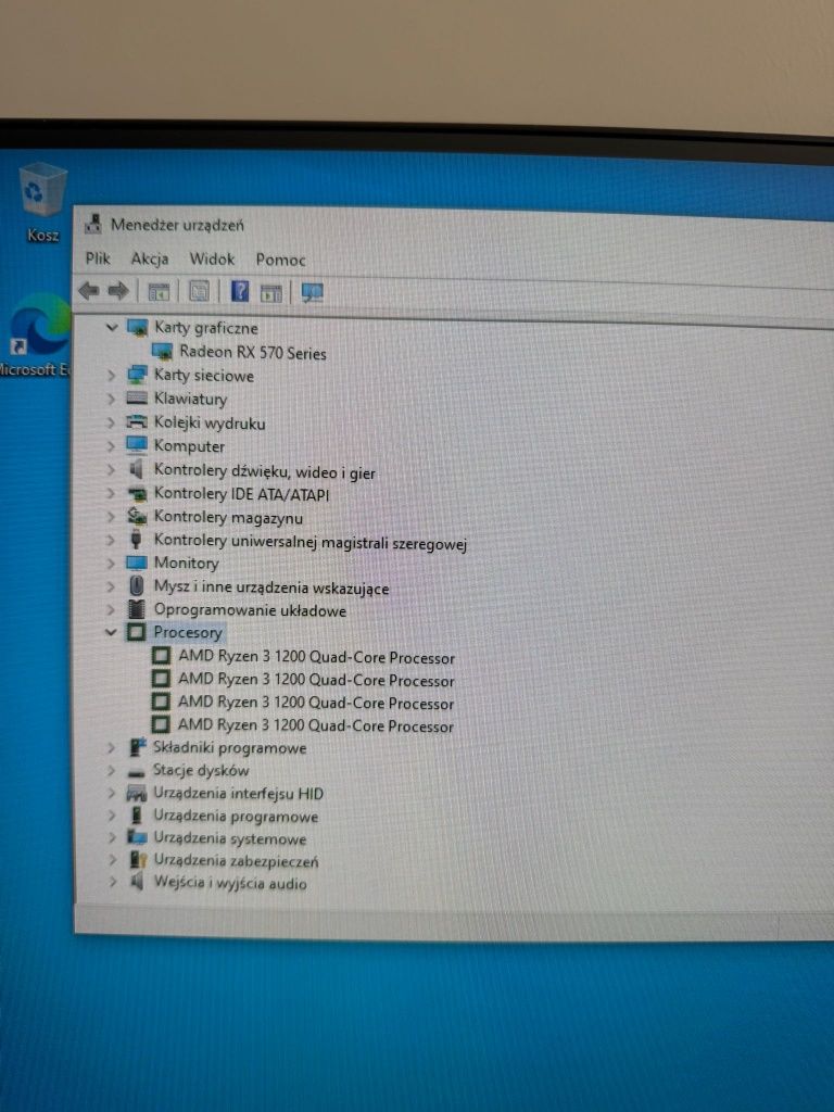 Komputer stacjonarny, RX570, RYZEN 3
