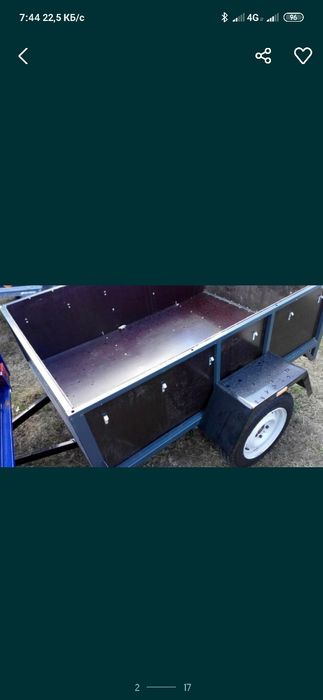 Прицеп новый легковой Xaмep Люкс 2.15 м / 1.31м (бакелитовый) Причіп