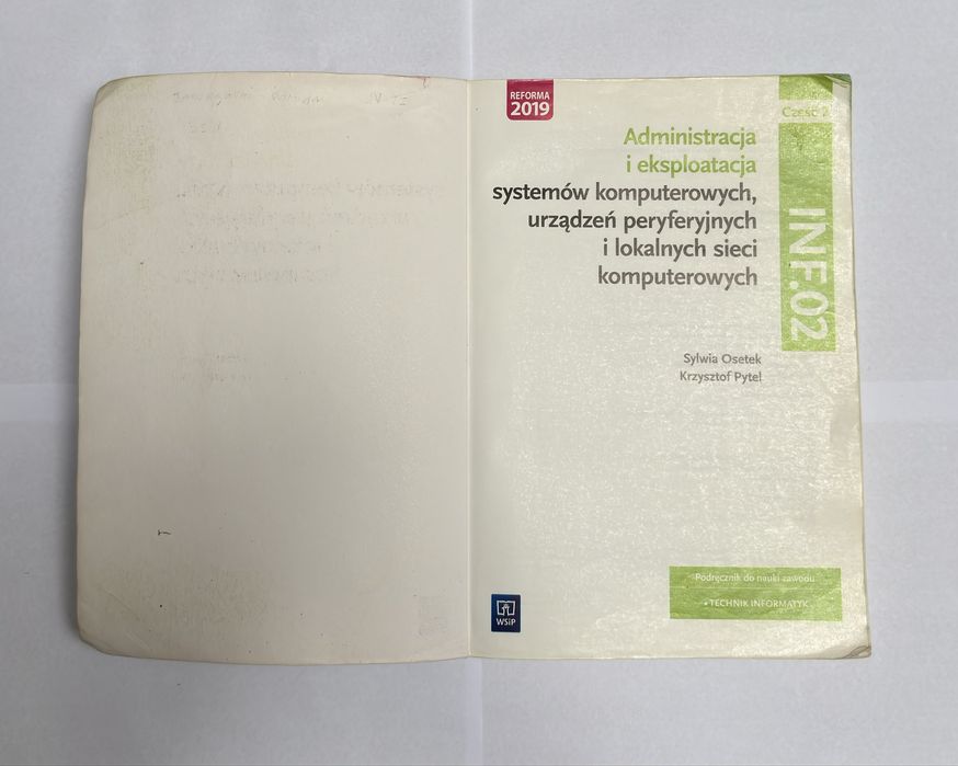 Administracja i eksploatacja systemów komputerowych, peryferiów i LAN