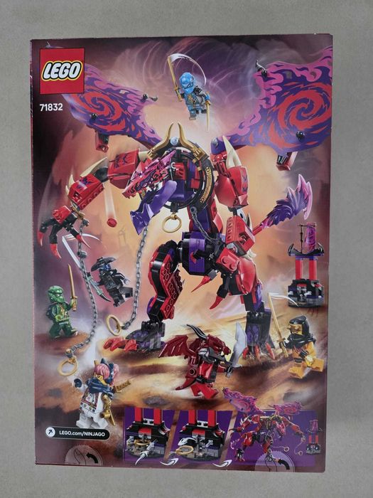 Lego 71832 Ninjago - Thunderfang Dragon of Chaos - Novo e Selado