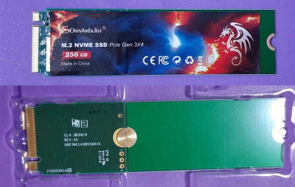 2230 SSD M2 NVME 256ГБ 2230 Твердотільний жорсткий диск SomnAmbulist