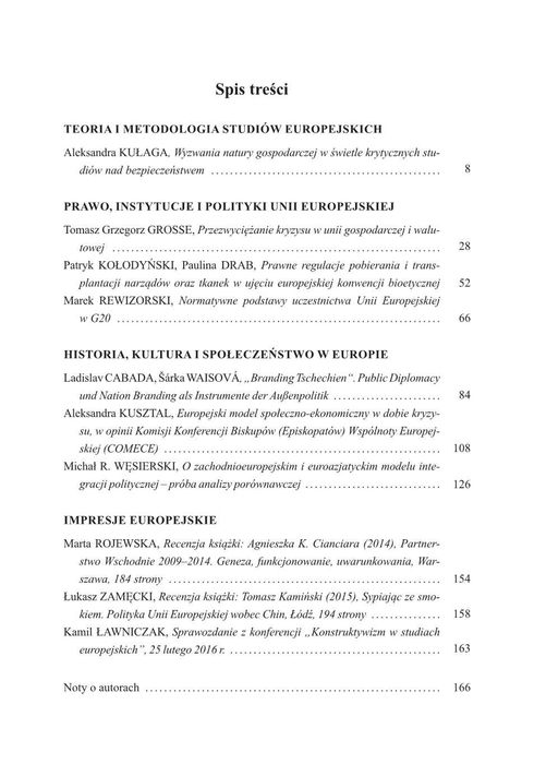 Przegląd Europejski: bezpieczeństwo, Kościół, Unia